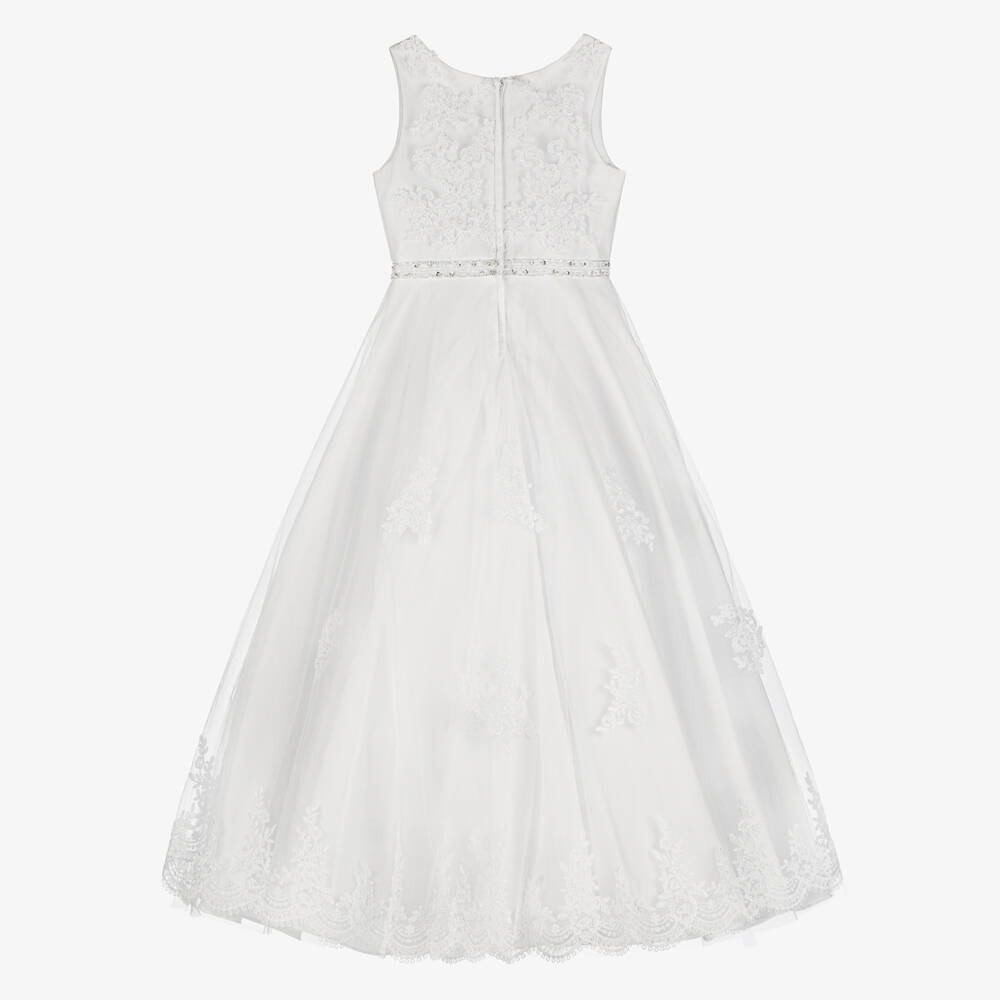 Sevva-Элегантное атласное платье из тюля для девочек | Childrensalon Outlet