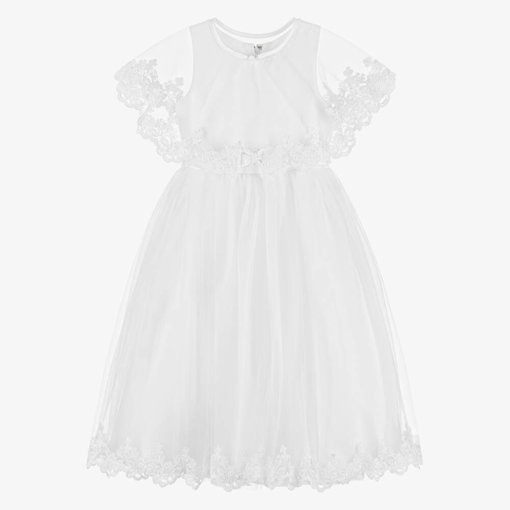 Sevva-Элегантный белый комплект из тюля для девочек | Childrensalon Outlet