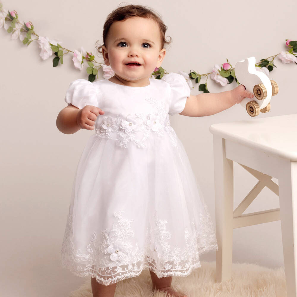 Sevva-Girls' Elegant White Tulle Gown | Childrensalon Outlet