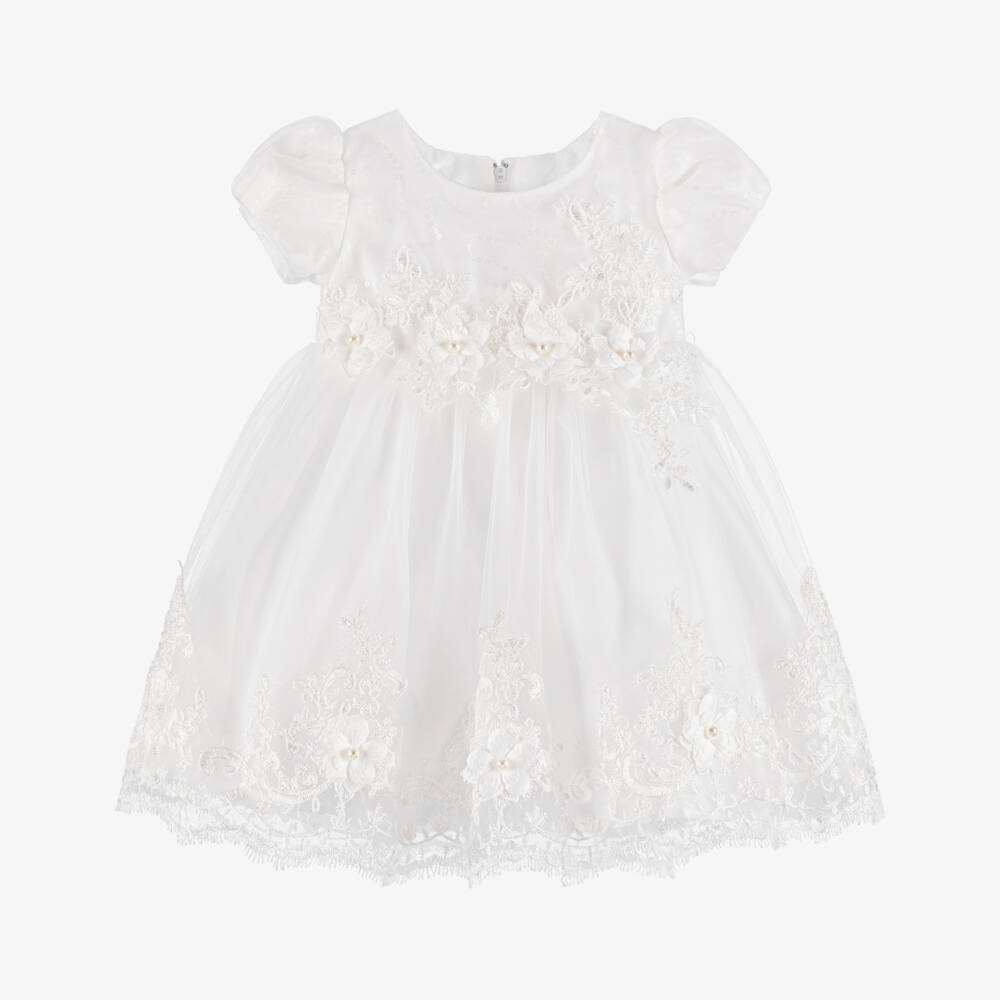 Sevva-Girls' Elegant White Tulle Gown | Childrensalon Outlet