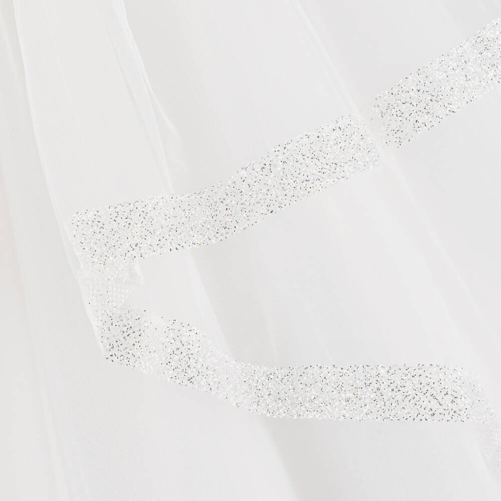 Sevva-فستان تول بكسرات لون عاجي | Childrensalon Outlet