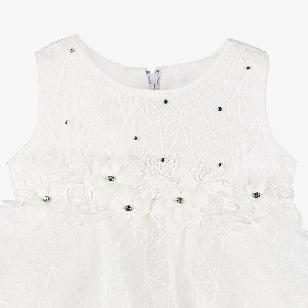 Sevva-Платье из кремового тюля для девочек | Childrensalon Outlet