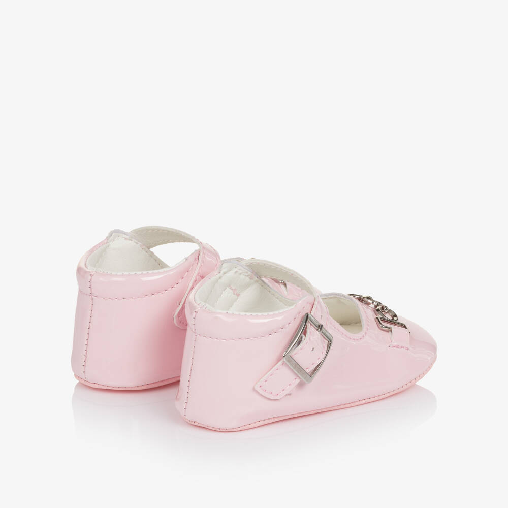 Sevva-Girls Pink Patent Pre-walker Shoes | Childrensalon Outlet