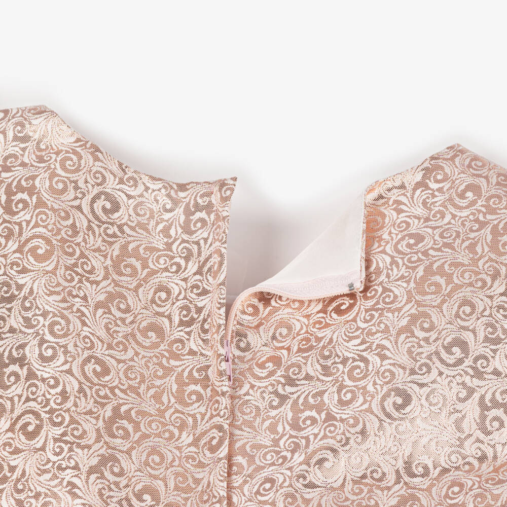 Sevva-Розовый атласный и тюлевый ансамбль для девочек | Childrensalon Outlet