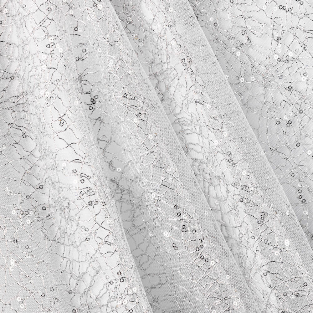 Sevva-Girls Silver & White Sparkle Dress | Childrensalon Outlet