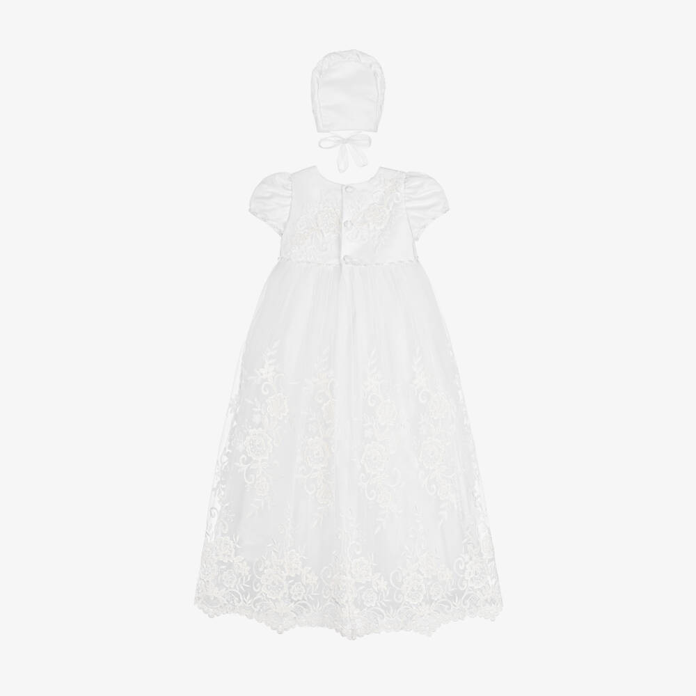 Sevva-Girls White Satin Ceremony Ensemble | Childrensalon Outlet