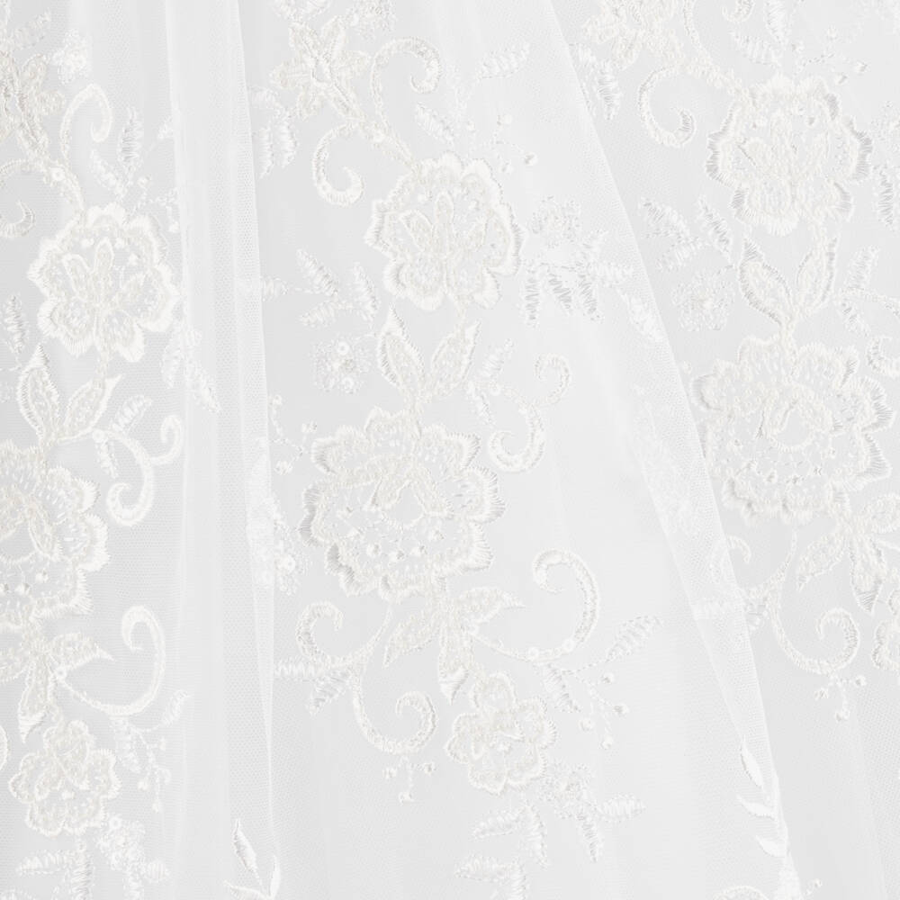 Sevva-Girls White Satin Ceremony Ensemble | Childrensalon Outlet