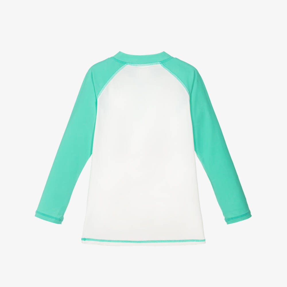 Shade Critters-حارس الشمس الأخضر والأبيض للأولاد | Childrensalon Outlet