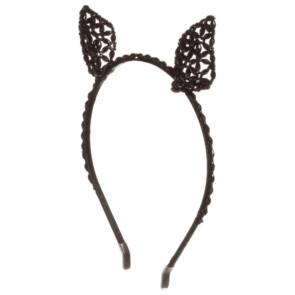 Sienna Likes To Party-طوق شعر "القطة" لون أسود | Childrensalon Outlet