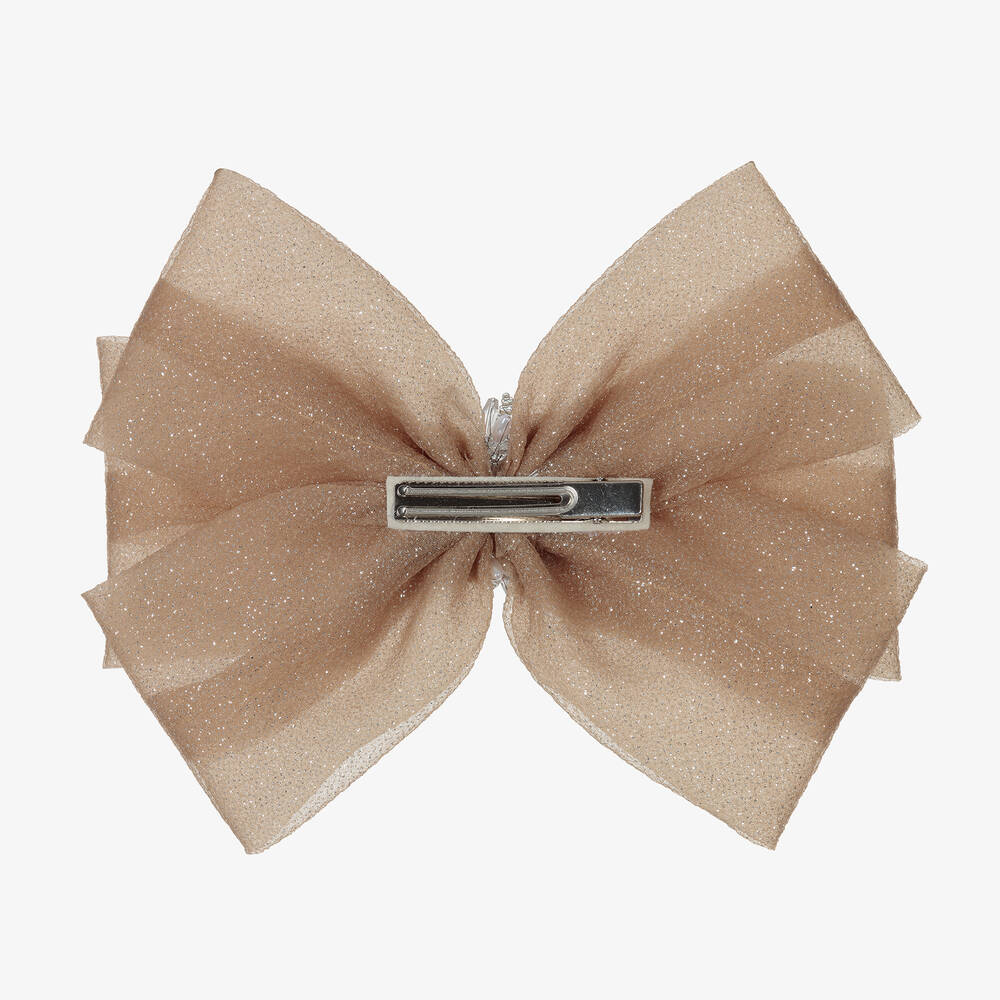 Sienna Likes To Party-Girls Bronze Hair Clip (20cm) | Childrensalon Outlet