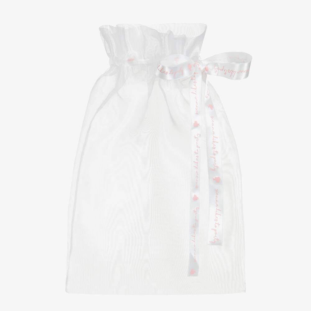 Sienna Likes To Party-Girls Ivory Beaded Hairband | Childrensalon Outlet