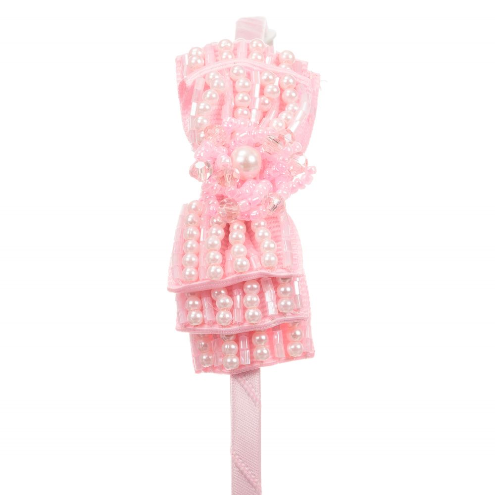 Sienna Likes To Party-Girls Pink Bow Hairband | Childrensalon Outlet