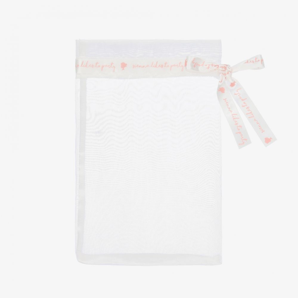 Sienna Likes To Party-قبعة لون أبيض وعاجي للبنات | Childrensalon Outlet