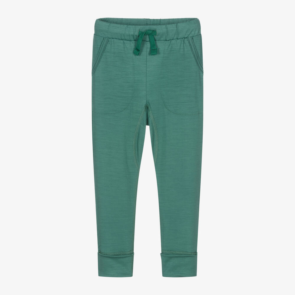 Smalls Merino-Green Merino Wool Joggers | Childrensalon Outlet