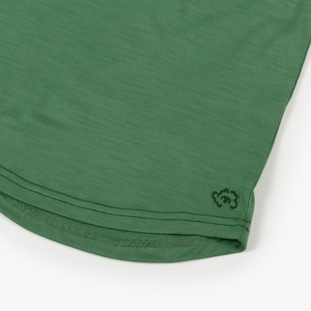 Smalls Merino-Зеленый топ без рукавов из мериносовой шерсти | Childrensalon Outlet