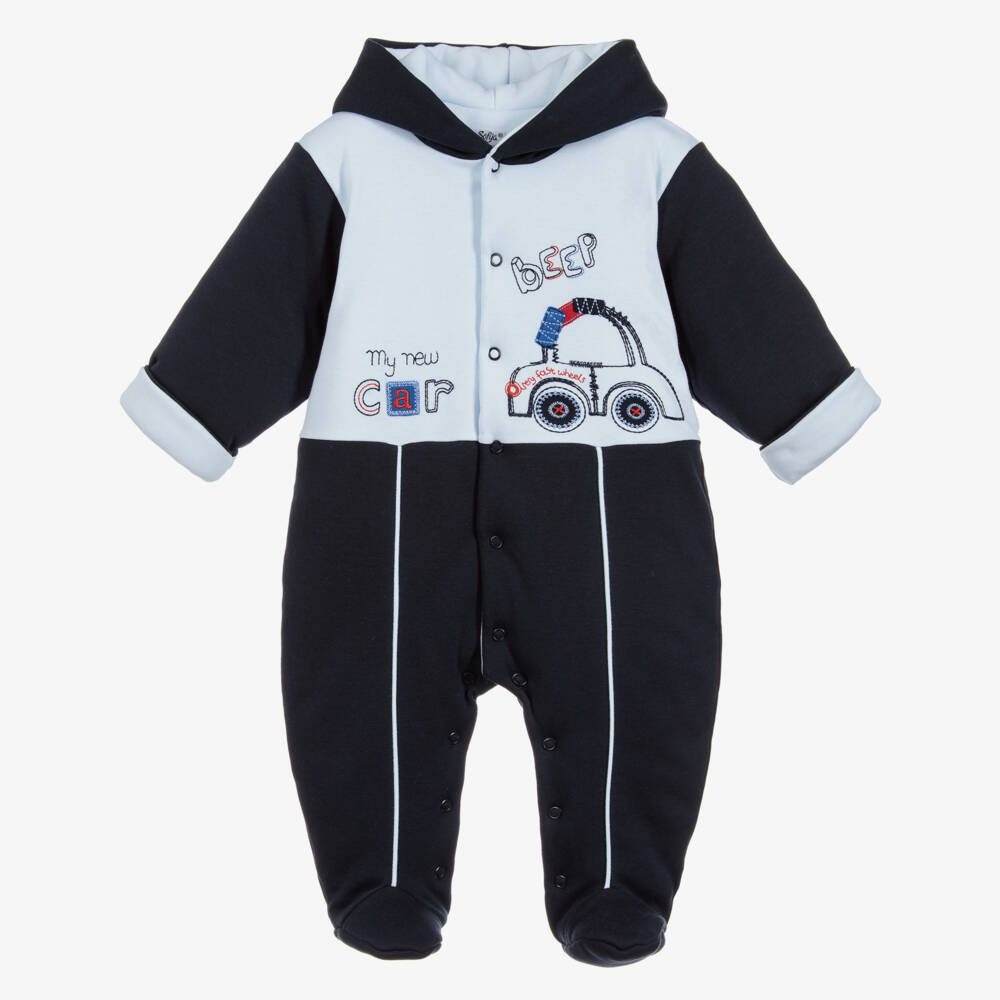 Sofija-Baby Boys Cotton Pramsuit | Childrensalon Outlet