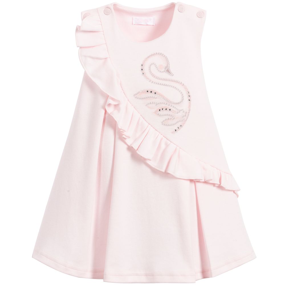 Sofija - Robe rose en coton Bébé fille | Childrensalon