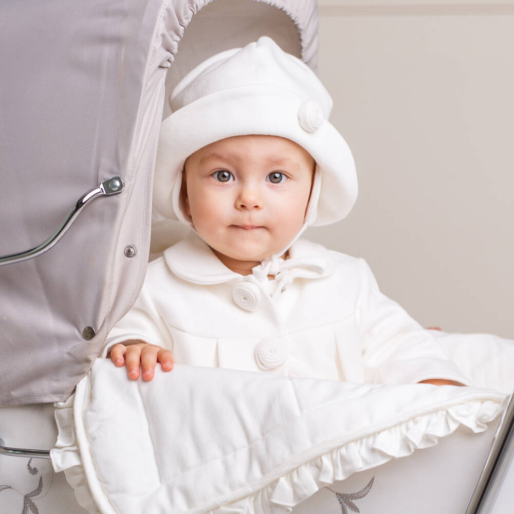 Sofija-Girls Ivory Knitted Jacket | Childrensalon Outlet