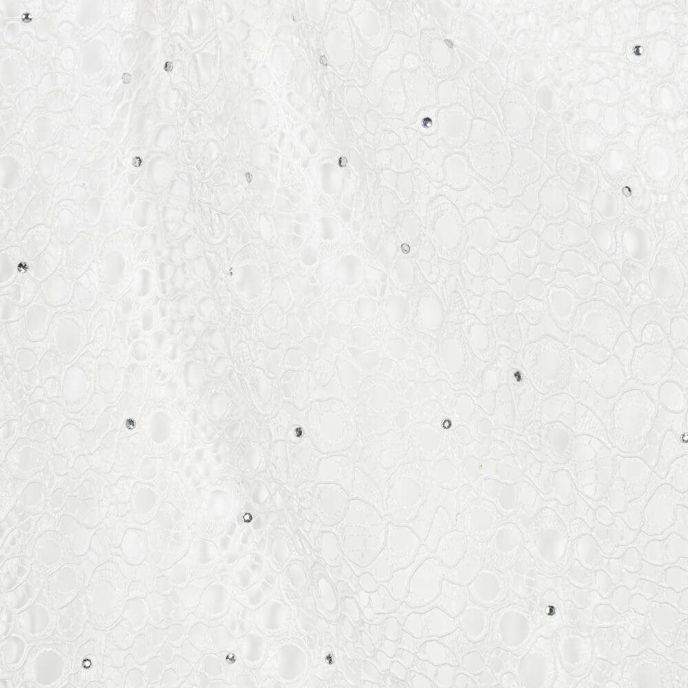 Sofija-فستان دانتيل عاجي للبنات مع قبعة | Childrensalon Outlet