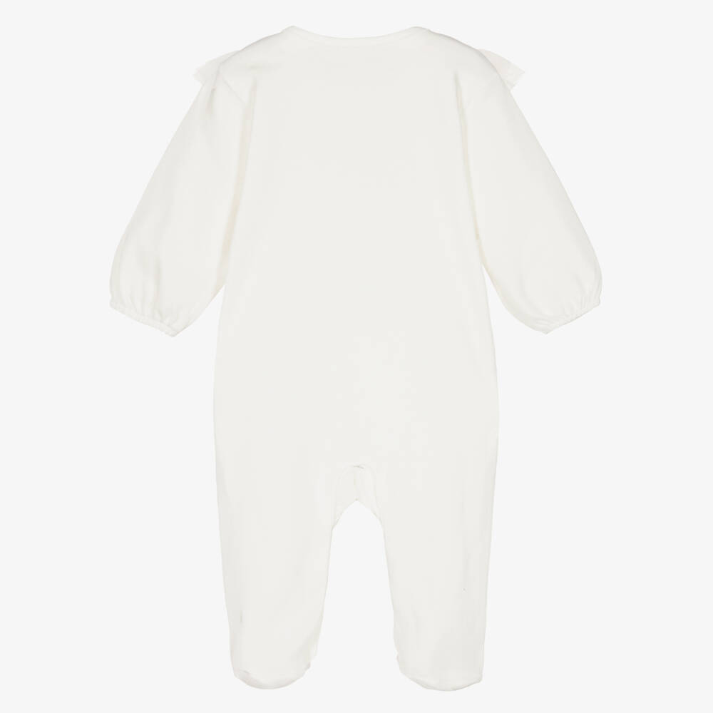 Sofija-Girls Ivory Swan Tulle Babysuit | Childrensalon Outlet