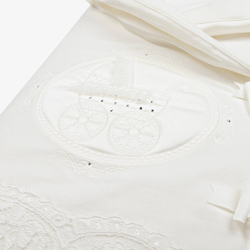 Sofija-Girls' Luxurious Ivory Cradle Cocoon | Childrensalon Outlet