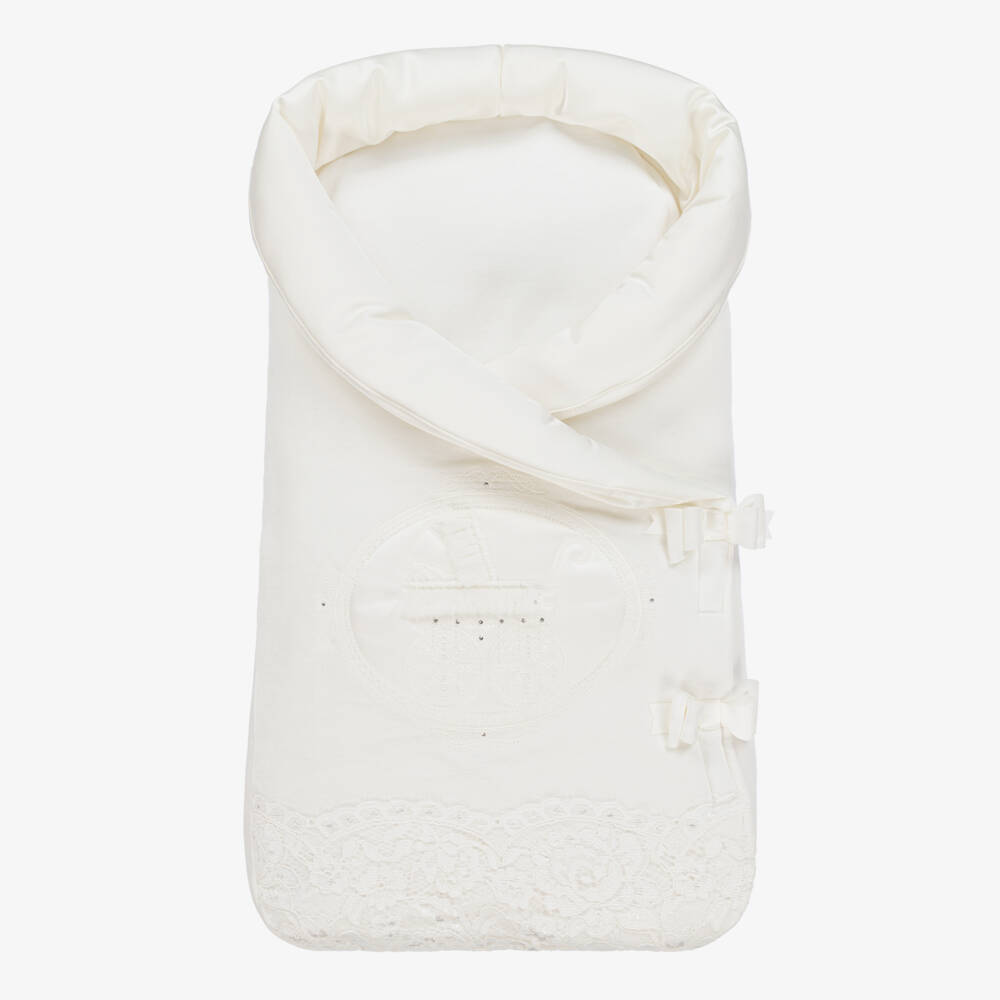 Sofija-Girls' Luxurious Ivory Cradle Cocoon | Childrensalon Outlet