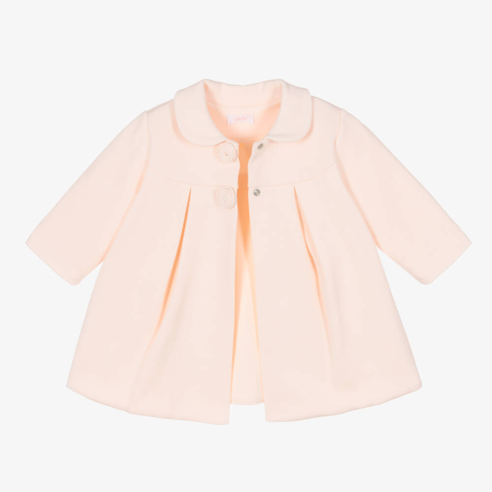 Sofija-Розовое хлопковое пальто для девочек | Childrensalon Outlet