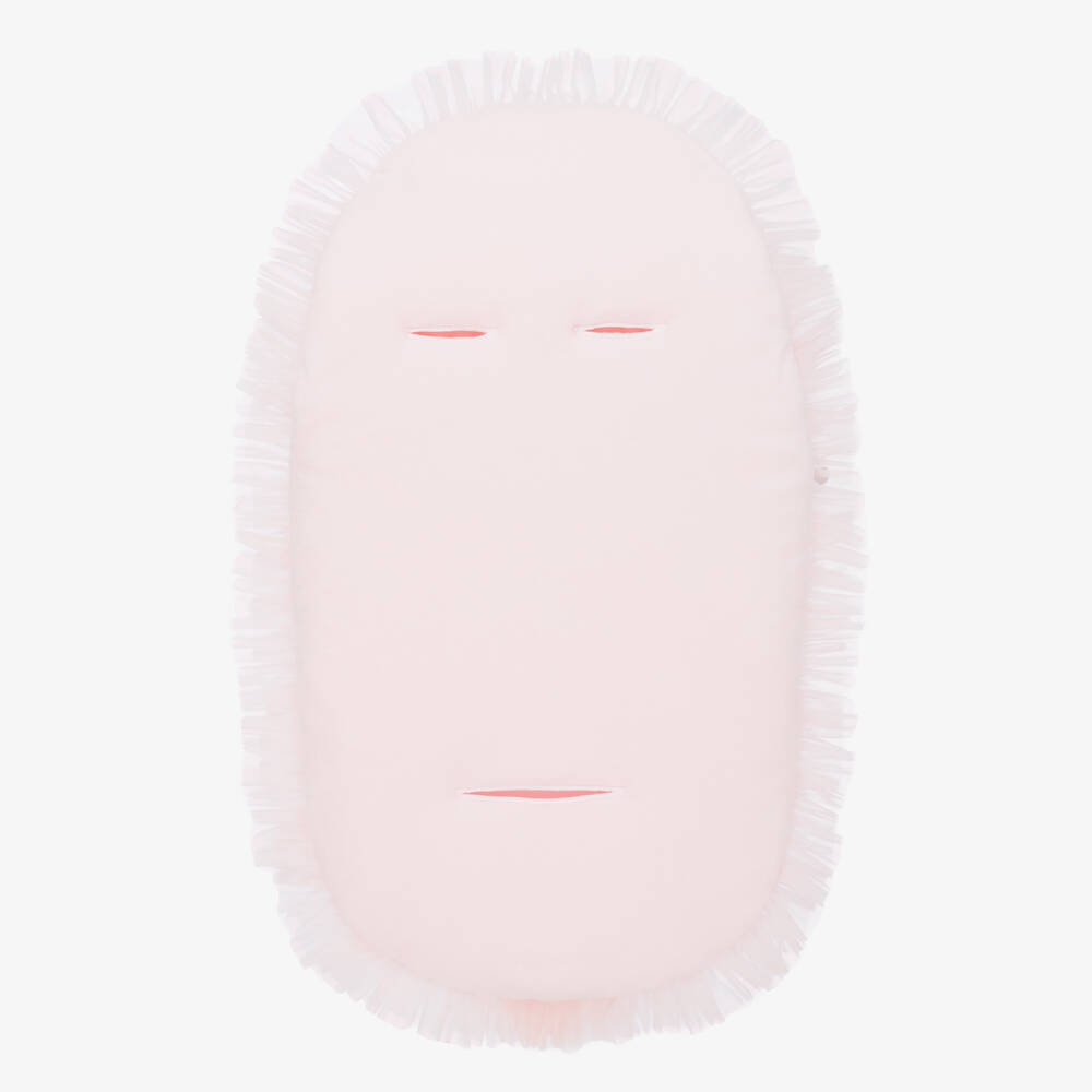 Sofija-بيبي نيست قطن قطيفة لون زهري للمولودات (70 سم) | Childrensalon Outlet