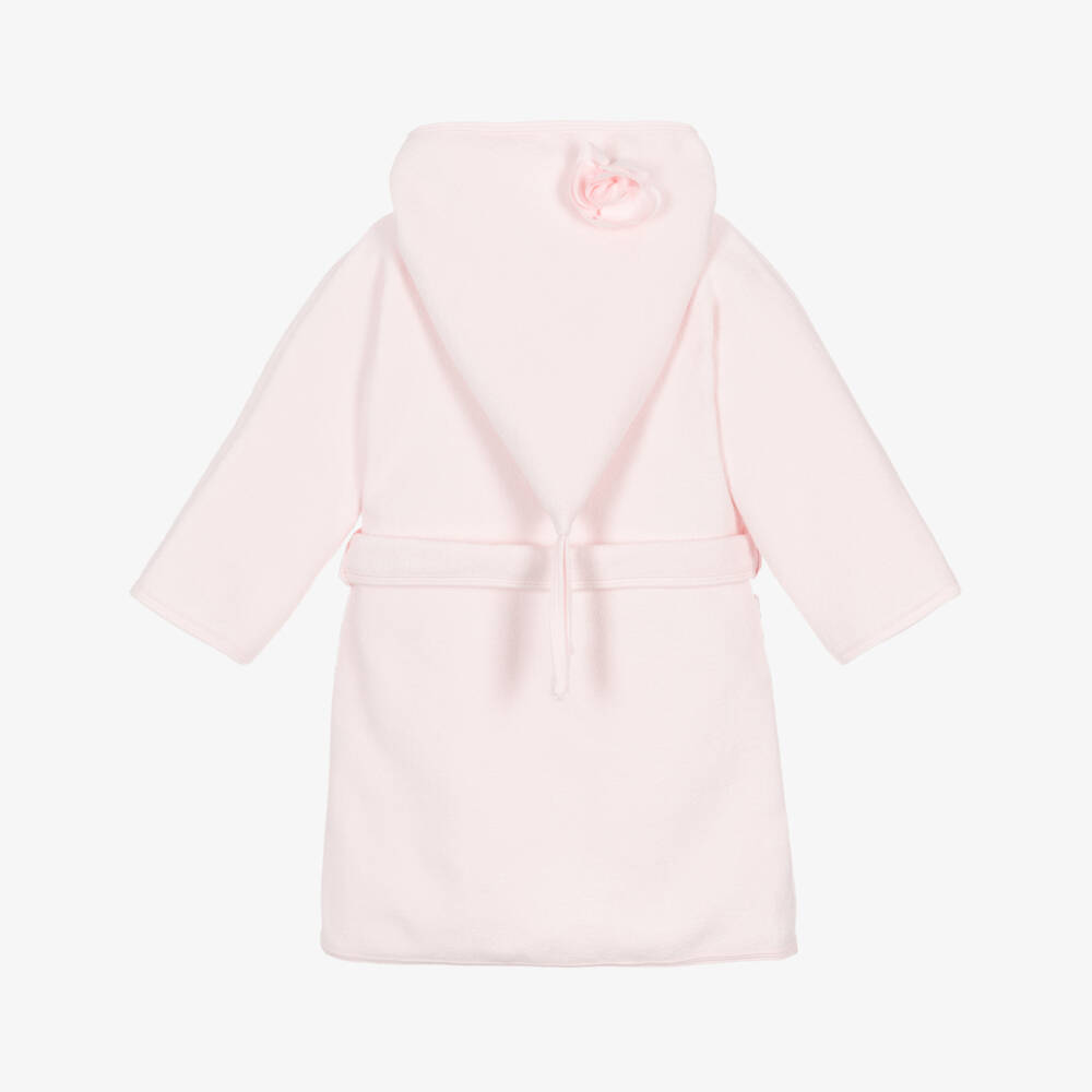 Sofija-Girls Rose Hued Cotton Robe | Childrensalon Outlet