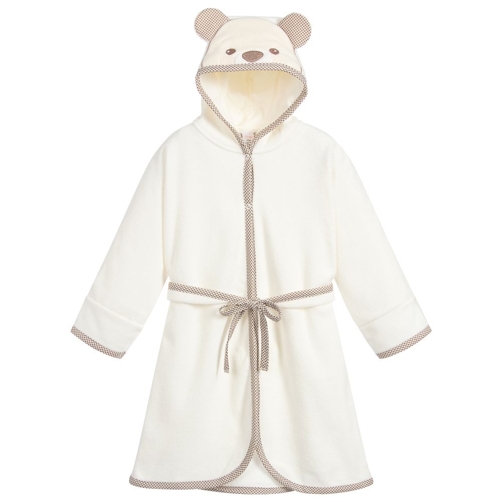 Sofija - Peignoir ivoire en coton | Childrensalon