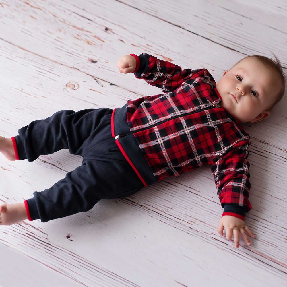 Tartan tracksuit cheap