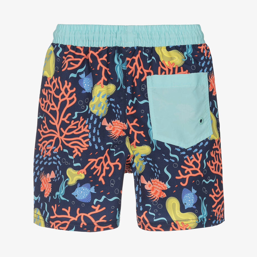 Mens coral swim trunks online