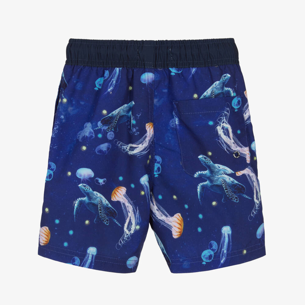 Soli Swim-Плавки-шорты синие с медузами (UPF50+) | Childrensalon Outlet