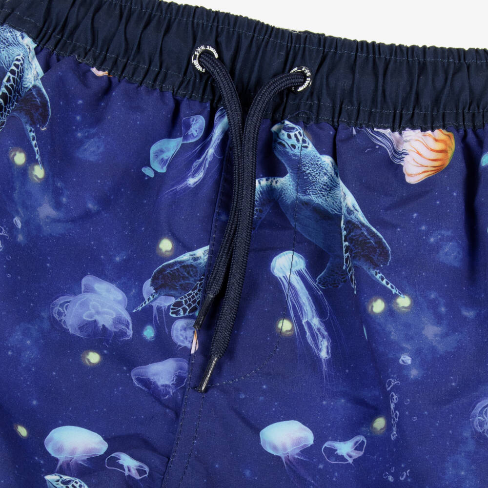 Soli Swim-Плавки-шорты синие с медузами (UPF50+) | Childrensalon Outlet