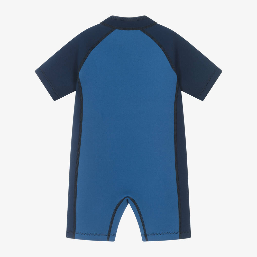 Soli Swim-Boys Blue Short Wet Suit | Childrensalon Outlet