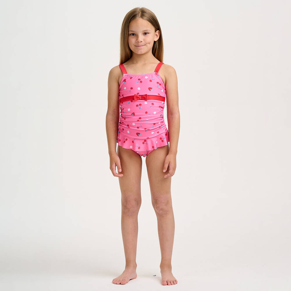 Soli Swim-Girls Cherry Blossom Pink Swimwear | Childrensalon Outlet