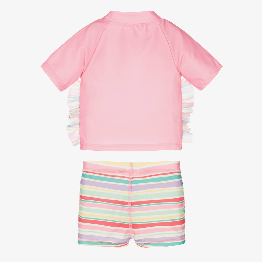 Soli Swim-Girls Pink Unicorn Swim Set (UPF50+) | Childrensalon Outlet