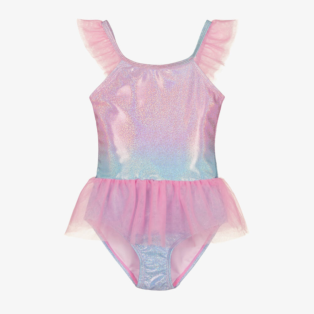 Soli Swim - Maillot de bain violet irisé UPF50+ | Childrensalon