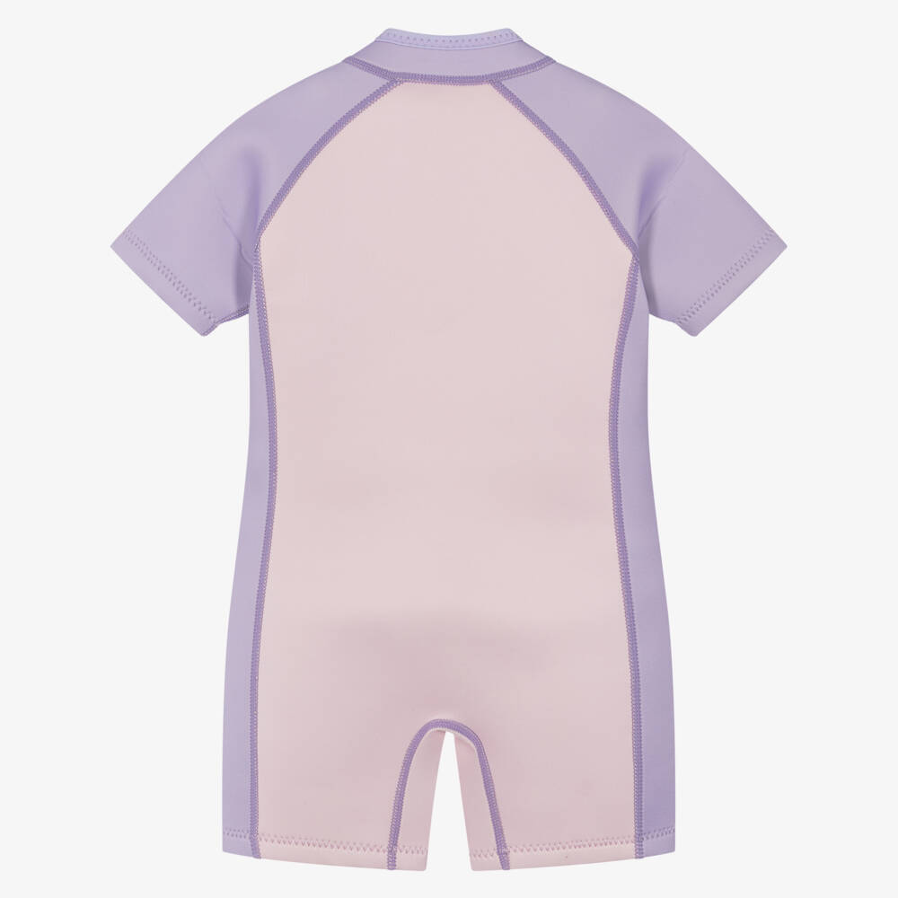 Soli Swim-مايوه بناتي بلون وردي بنفسجي زاهي | Childrensalon Outlet