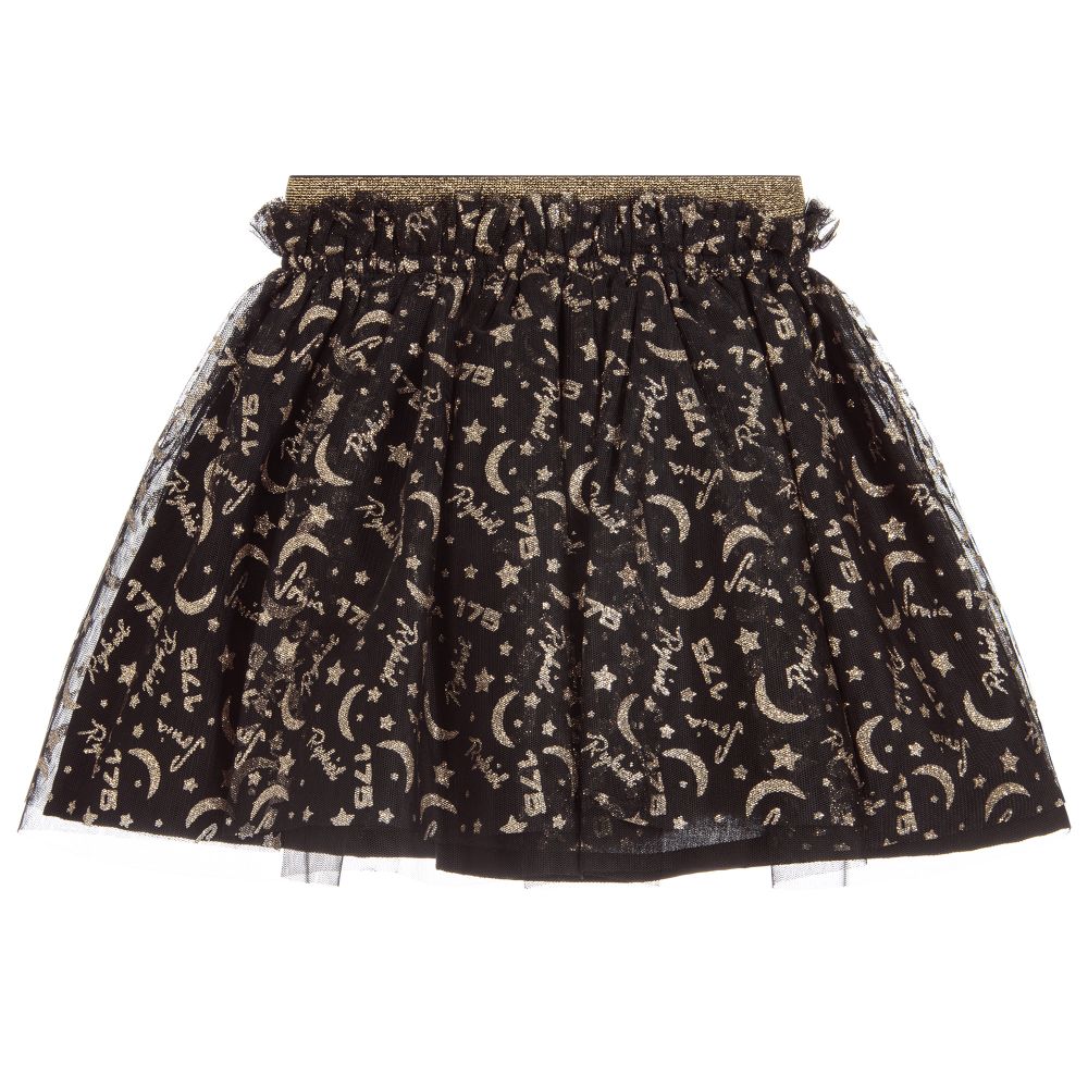 Black and gold tulle skirt Clearance