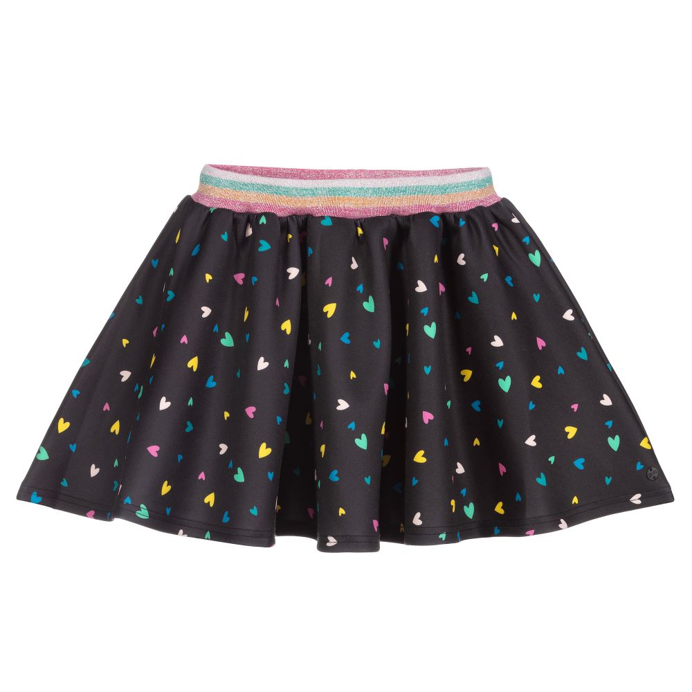 Sonia Rykiel Paris - Black Jersey Skater Skirt | Childrensalon