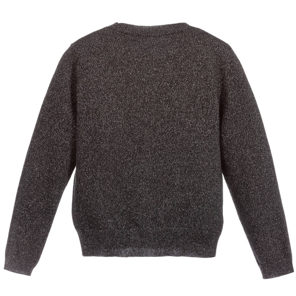 Sonia Rykiel Paris-Black Sparkly Wool Sweater | Childrensalon Outlet