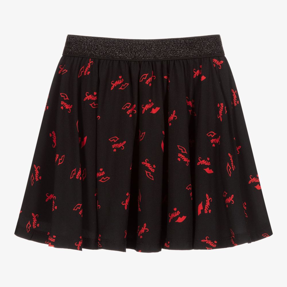 Sonia Rykiel Paris-Черно-красная юбка для девочек | Childrensalon Outlet