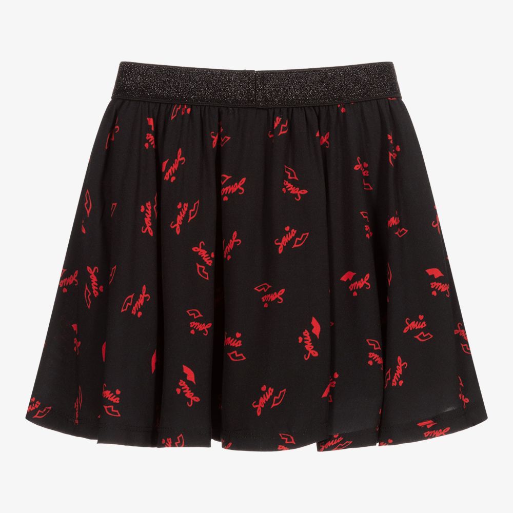 Sonia Rykiel Paris-Черно-красная юбка для девочек | Childrensalon Outlet