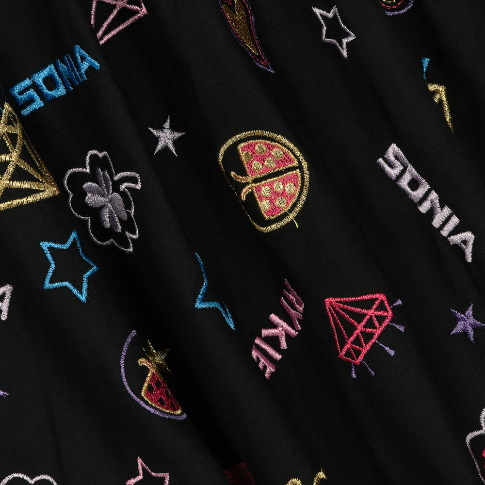 Sonia Rykiel Paris - Girls Black Stars & Charms Dress
