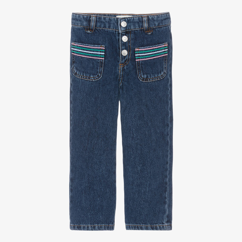 Sonia Rykiel Paris - Girls Blue Cotton Denim Jeans