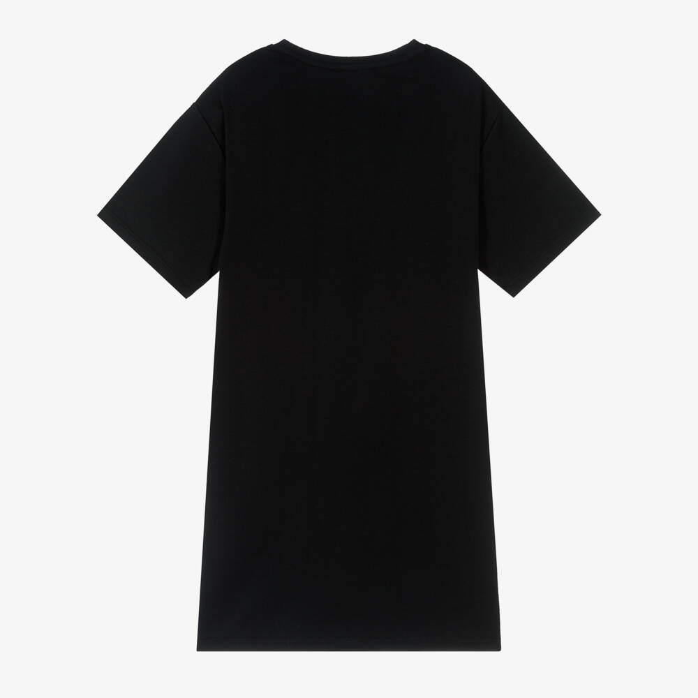 Sonia Rykiel Paris-فستان أسود براق للبنات | Childrensalon Outlet