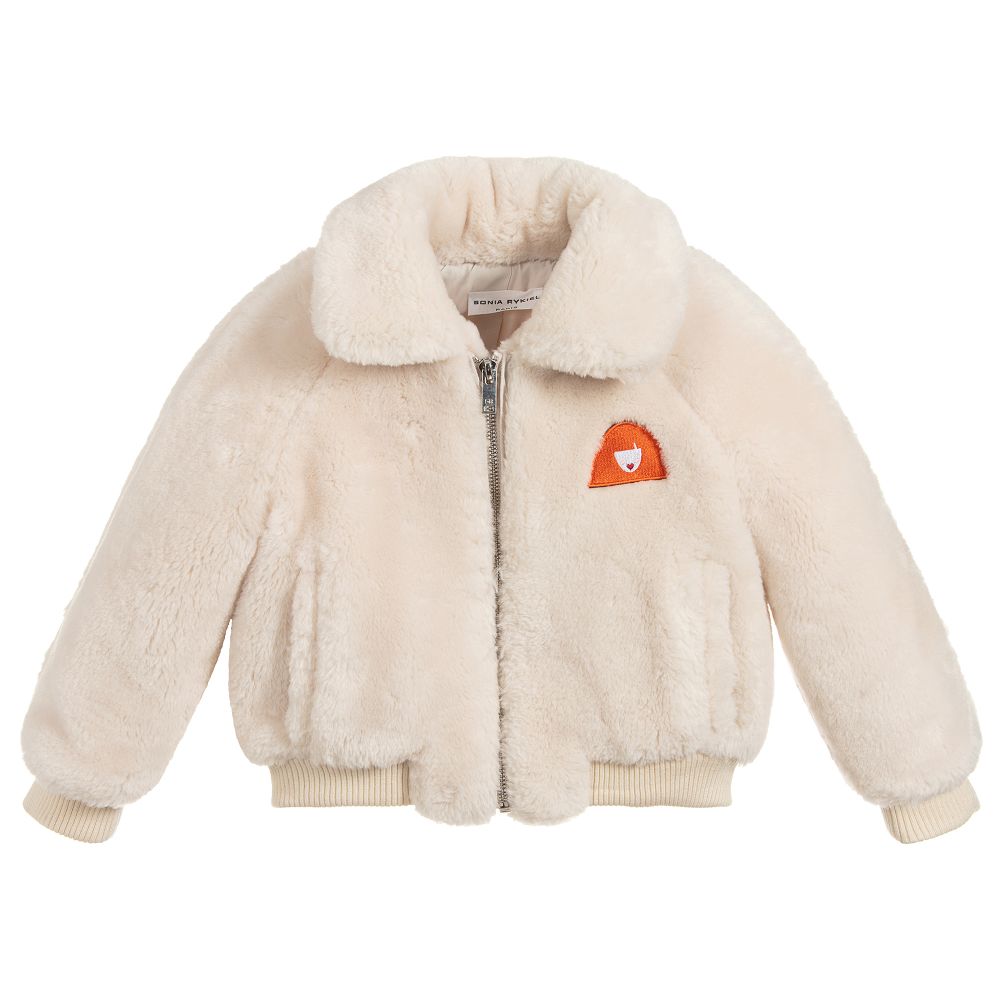 Sonia Rykiel Paris - Girls Faux Fur Jacket | Childrensalon