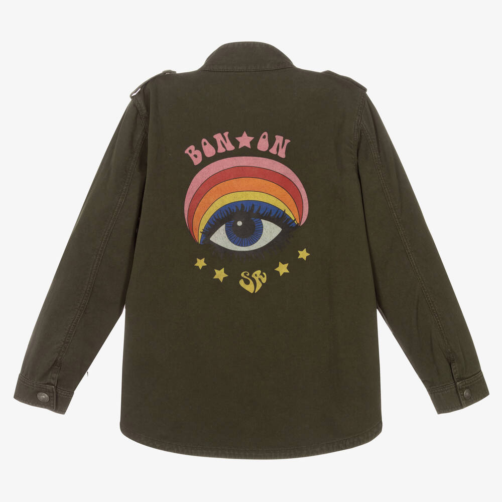 Girls green utility jacket on sale