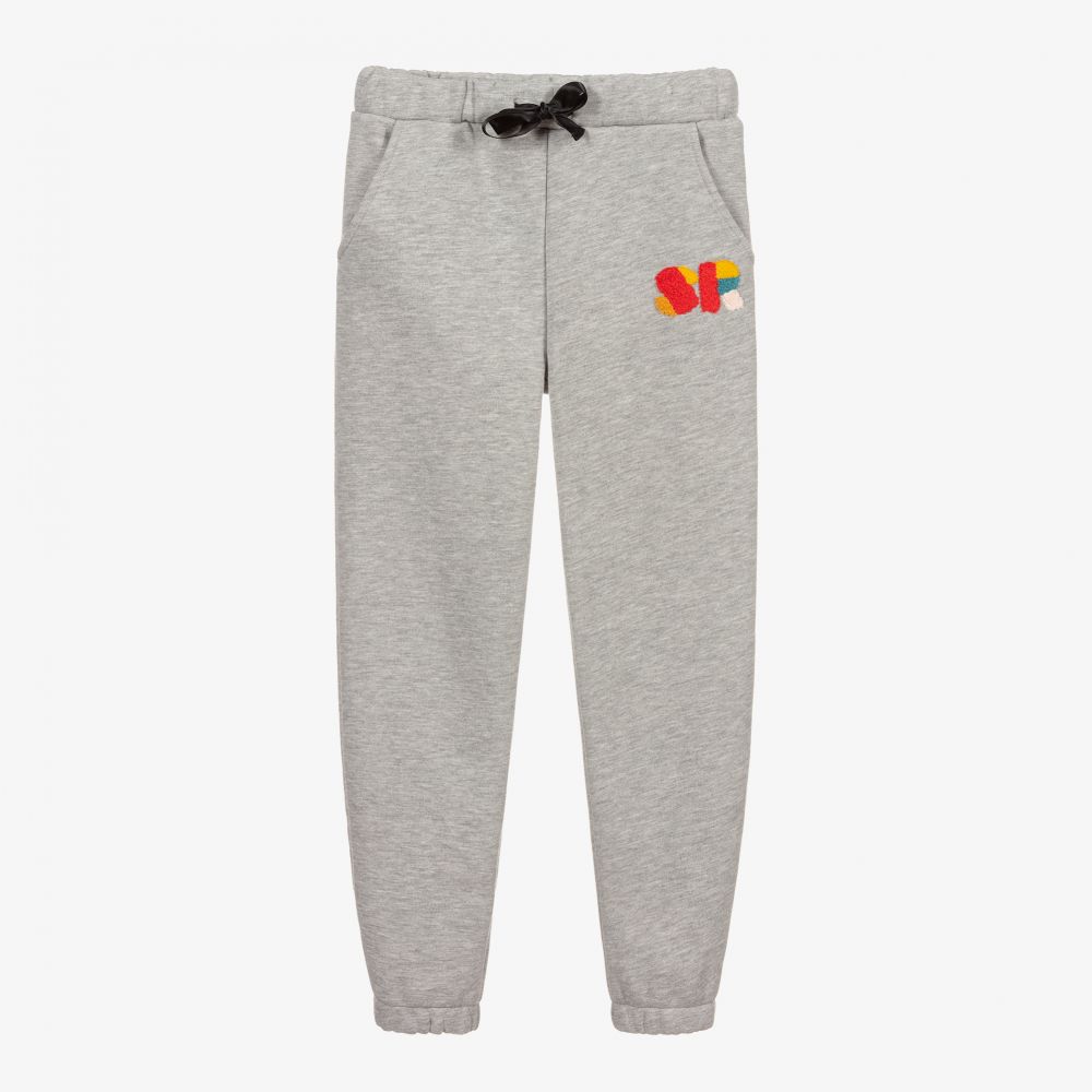 Sonia Rykiel Paris - Jogging gris en coton Fille | Childrensalon